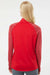 Adidas A521 Womens Stripe Block Moisture Wicking 1/4 Zip Sweatshirt Team Power Red Model Back