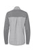 Adidas A547 Womens Colorblock Water Resistant Full Zip Windshirt Jacket Grey/Heather Grey Flat Back