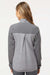 Adidas A547 Womens Colorblock Water Resistant Full Zip Windshirt Jacket Grey/Heather Grey Model Back