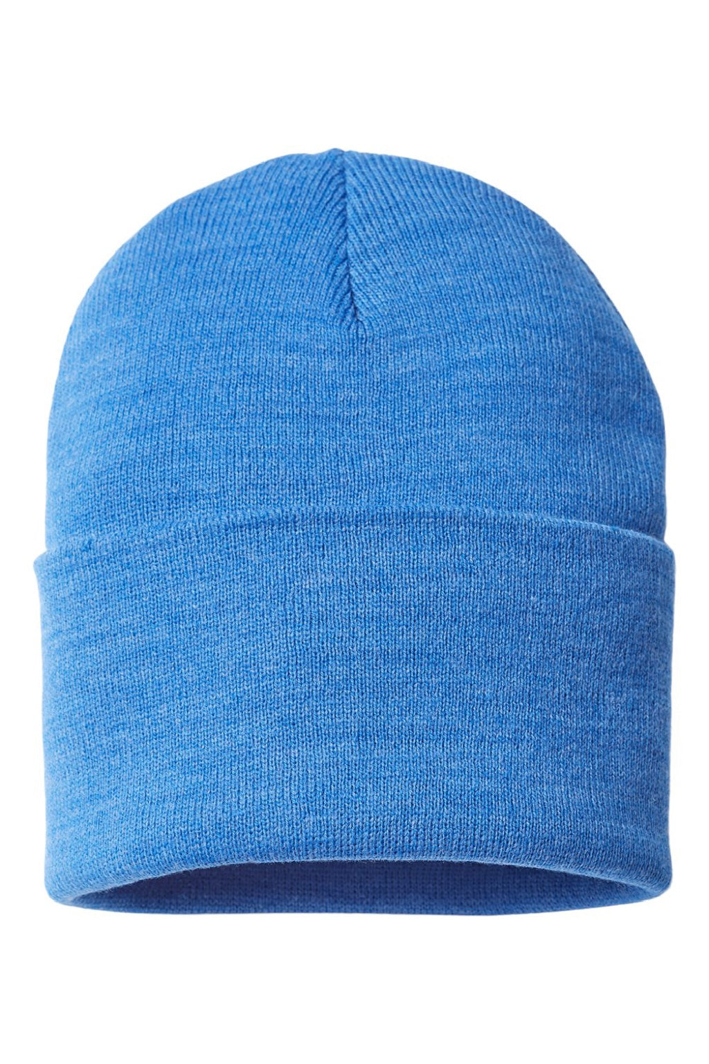 Atlantis Hats PURE Unisex Sustainable Beanie Royal Blue Flat Front