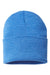 Atlantis Hats PURE Unisex Sustainable Beanie Royal Blue Flat Front