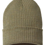 Atlantis Hats Unisex Sustainable Rib Cuffed Beanie - Olive Green