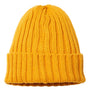 Atlantis Headwear Mens Sustainable Cable Knit Cuffed Beanie - Mustard Yellow - NEW