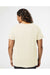 LAT 3816 Womens Curvy Collection Fine Jersey Short Sleeve Crewneck T-Shirt Heather Natural Model Back