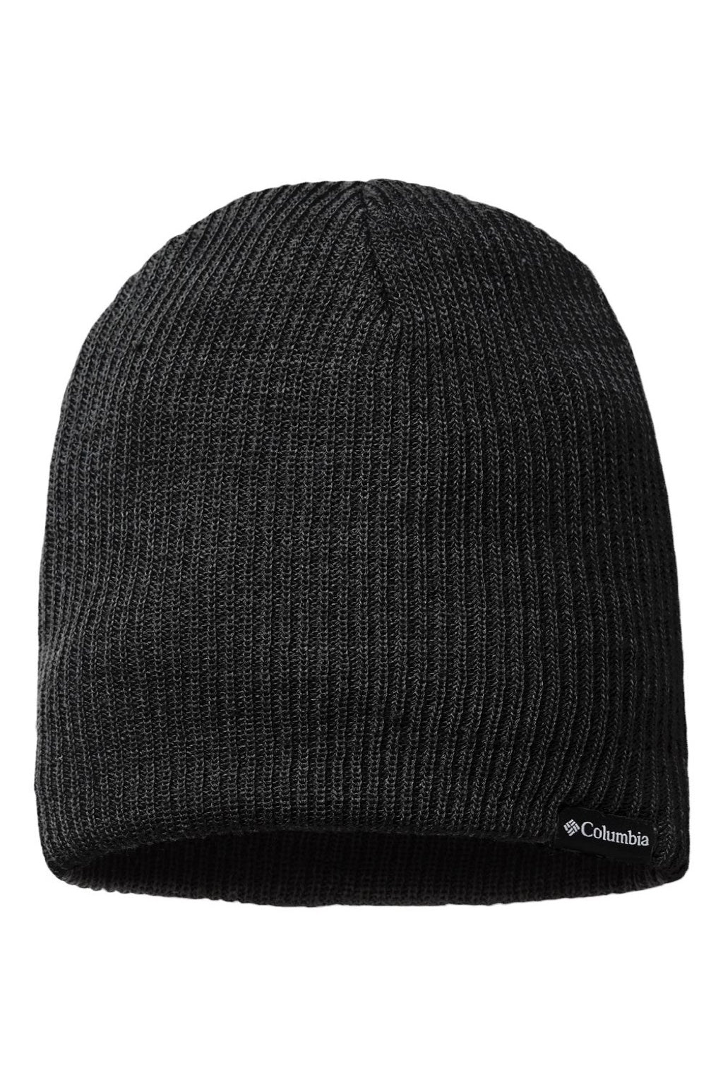 Columbia Hats 168220 Mens Ale Creek Beanie Black Flat Front