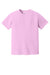 Comfort Colors 1717 Mens Short Sleeve Crewneck T-Shirt Rose Quartz Pink Flat Front
