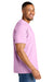 Comfort Colors 1717 Mens Short Sleeve Crewneck T-Shirt Rose Quartz Pink Model Side