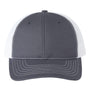 Classic Caps Mens USA Made Snapback Trucker Hat - Charcoal Grey/White - NEW
