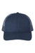 Classic Caps USA100 Mens USA Made Trucker Hat Navy Blue Flat Front
