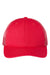 Classic Caps USA100 Mens USA Made Trucker Hat Red Flat Front