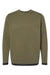 LAT 6789 Mens The Statement Fleece Crewneck Sweatshirt Military Green/Black Flat Front