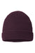 Richardson Hats 146R Unisex Waffle Cuffed Beanie Burgundy Flat Front