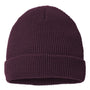 Richardson Hats Unisex Waffle Cuffed Beanie - Burgundy