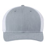 Richardson Hats Mens 112+ R-Flex Adjustable Trucker Hat - Heather Grey/White