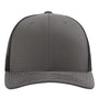 Richardson Hats Mens Sustainable Snapback Trucker Hat - Charcoal Grey/Black