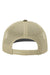Richardson Hats 112RE Mens Sustainable Snapback Trucker Hat Loden Green/Khaki Flat Back