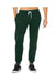 Bella + Canvas BC3727 Mens Jogger Sweatpants w/ Pockets Forest Green Flat Front