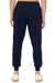 Bella + Canvas BC3727/3727 Mens Jogger Sweatpants w/ Pockets Navy Blue Flat Back