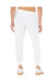 Bella + Canvas BC3727 Mens Jogger Sweatpants w/ Pockets White Flat Back