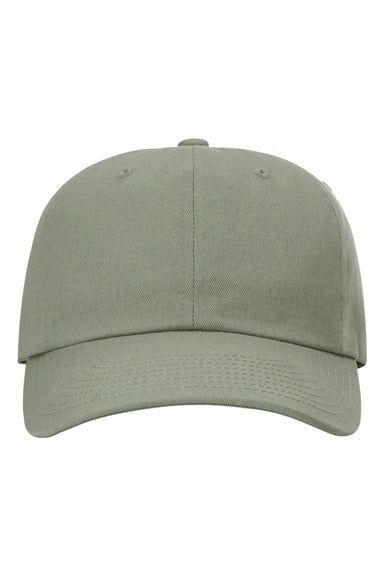 Richardson 254RE Mens Sustainable Ashland Dad Hat Loden Green Flat Front