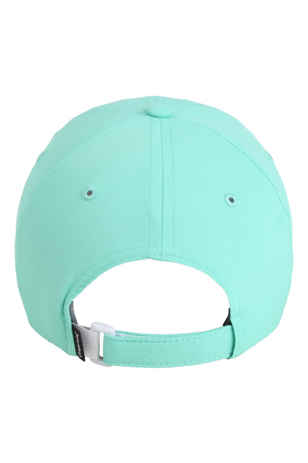 Imperial Hats X210P Mens The Original Performance Moisture Wicking Adjustable Hat Aqua Blue Flat Back