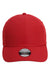 Imperial Hats X210P Mens The Original Performance Moisture Wicking Adjustable Hat Cardinal Red Flat Front
