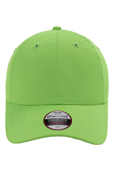 Imperial X210P Mens The Original Performance Hat Lime Green Flat Front