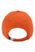 Imperial Hats X210P Mens The Original Performance Moisture Wicking Adjustable Hat Orange Flat Back