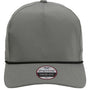 Imperial Hats Mens The Wrightson Moisture Wicking Snapback Hat - Grey/Black