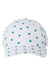 Imperial Hats X210R Mens Alter Ego Moisture Wicking Adjustable Hat White Shamrock Flat Front
