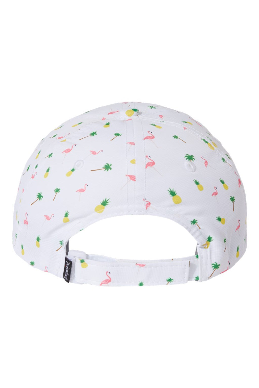 Imperial Hats X210R Mens Alter Ego Moisture Wicking Adjustable Hat White Tropical Flat Back
