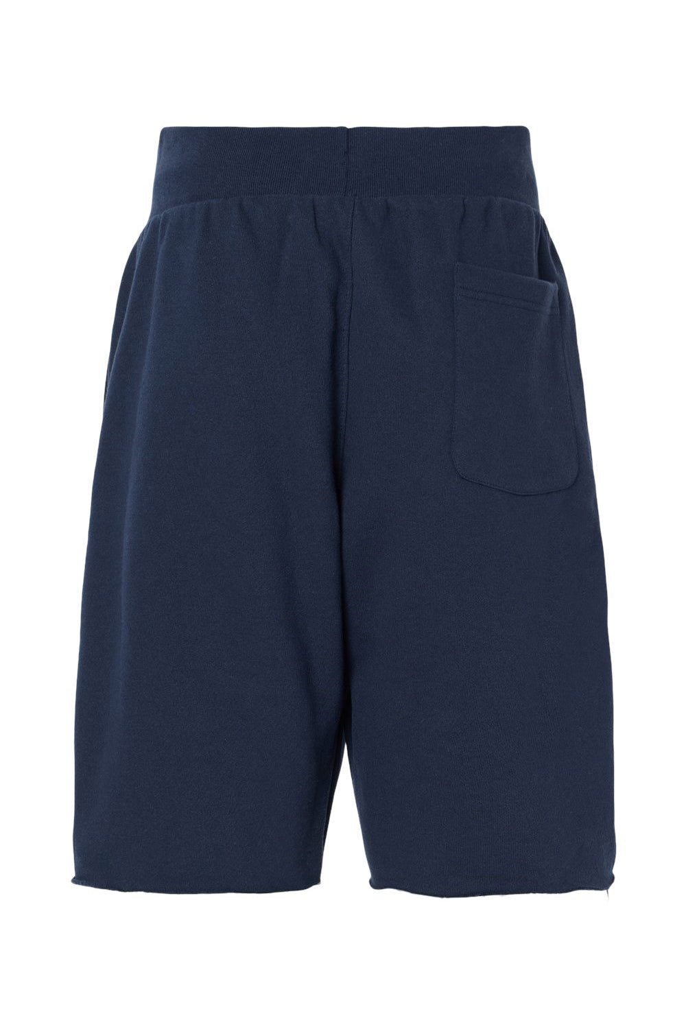 Champion RW26 Mens Reverse Weave Shorts w/ Pockets Navy Blue Flat Back