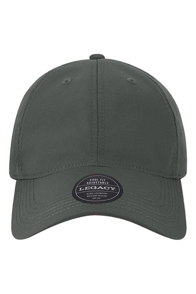 Legacy CFA Mens Cool Fit Adjustable Hat Dark Grey Flat Front