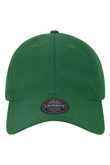 Legacy CFA Mens Cool Fit Adjustable Hat Forest Green Flat Front