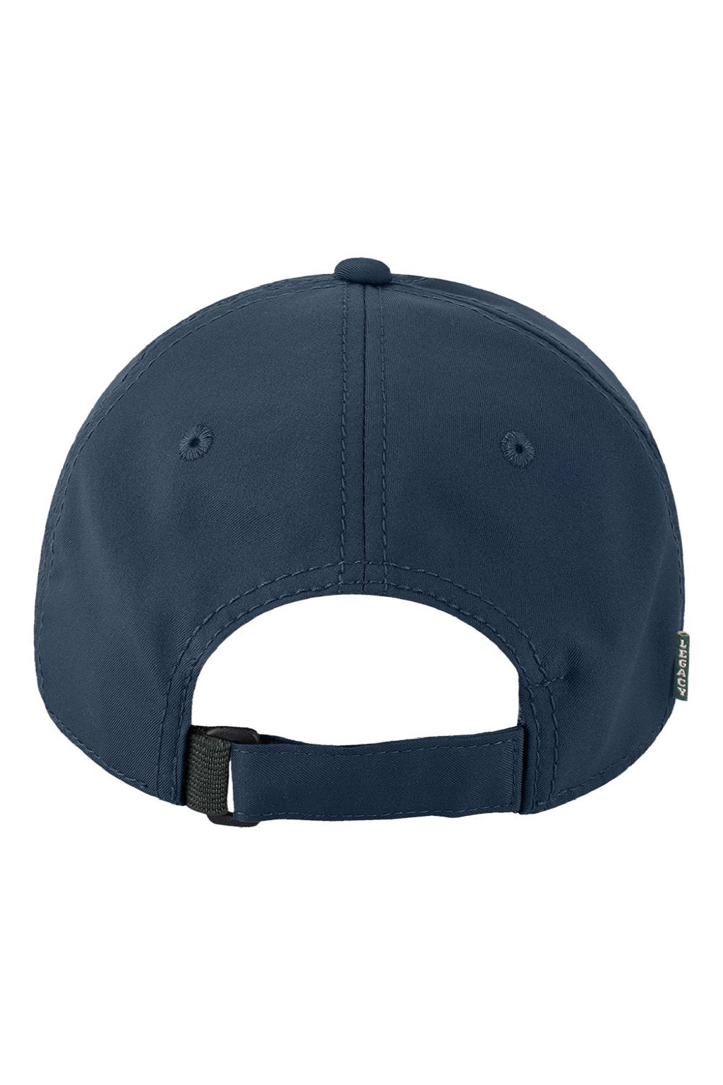 Legacy Hats CFA Mens Cool Fit Moisture Wicking Adjustable Hat Navy Blue Flat Back