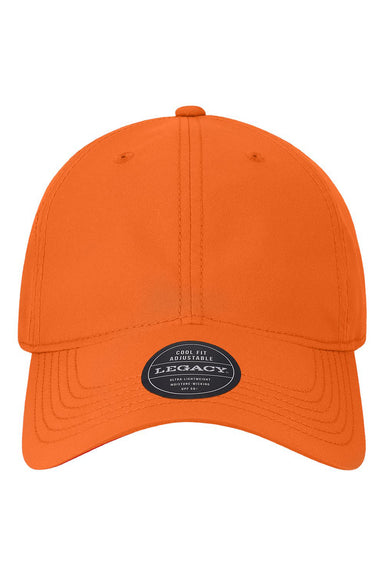Legacy CFA Mens Cool Fit Adjustable Hat Orange Flat Front