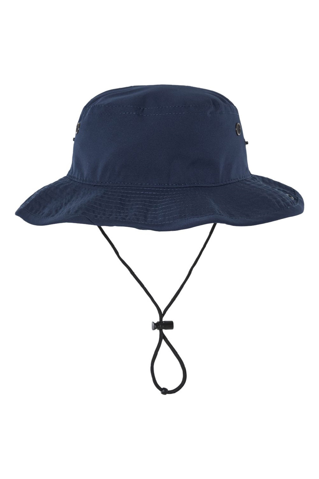 Legacy Hats CFB Mens Cool Fit Moisture Wicking Booney Hat Navy Blue Flat Front