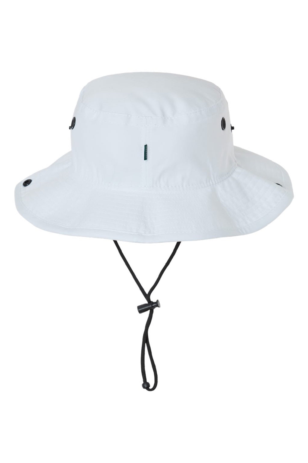 Legacy Hats CFB Mens Cool Fit Moisture Wicking Booney Hat White Flat Back