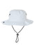 Legacy Hats CFB Mens Cool Fit Moisture Wicking Booney Hat White Flat Front