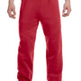Jerzees Mens NuBlend Pill Resistant Fleece Sweatpants - True Red