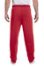 Jerzees 973M/973MR Mens NuBlend Pill Resistant Fleece Sweatpants True Red Model Back