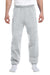 Jerzees 973M/973MR Mens NuBlend Pill Resistant Fleece Sweatpants Ash Grey Model Front
