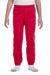 Jerzees 973B/973BR Youth NuBlend Fleece Pill Resistant Sweatpants True Red Model Front