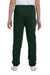 Jerzees 973B/973BR Youth NuBlend Fleece Pill Resistant Sweatpants Forest Green Model Back