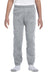Jerzees 973B/973BR Youth NuBlend Fleece Pill Resistant Sweatpants Oxford Grey Model Front