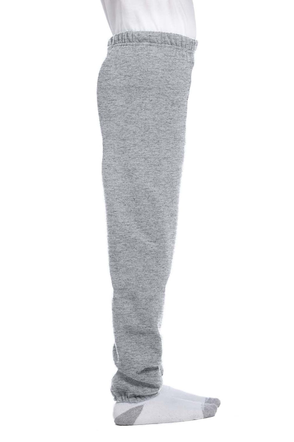 Jerzees 973B/973BR Youth NuBlend Fleece Pill Resistant Sweatpants Oxford Grey Model Side