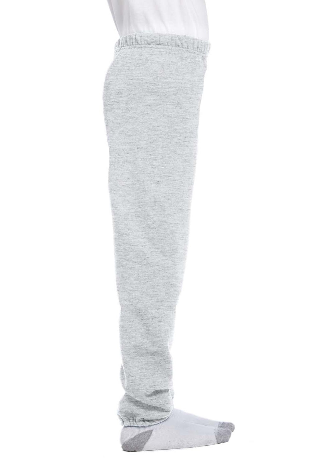 Jerzees 973B/973BR Youth NuBlend Fleece Pill Resistant Sweatpants Ash Grey Model Side