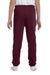 Jerzees 973B/973BR Youth NuBlend Fleece Pill Resistant Sweatpants Maroon Model Back