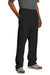 Jerzees 974M/974MPR Mens NuBlend Pill Resistant Fleece Open Bottom Sweatpants w/ Pockets Black Model 3q