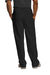 Jerzees 974M/974MPR Mens NuBlend Pill Resistant Fleece Open Bottom Sweatpants w/ Pockets Black Model Back